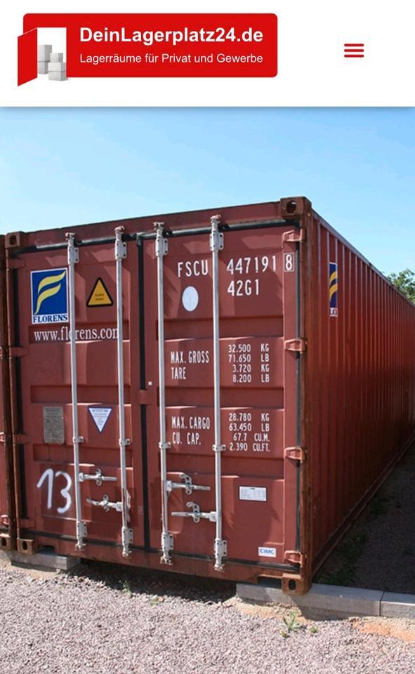 Lagercontainer Selfstorage Lagerraum Lager Möbelcontainer