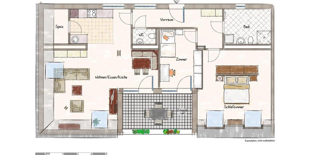 Dachgeschoßwohnung Berchtesgaden - 3 Zimmer, 101 m&sup2;, 1.820&euro; | Angebot:25866603