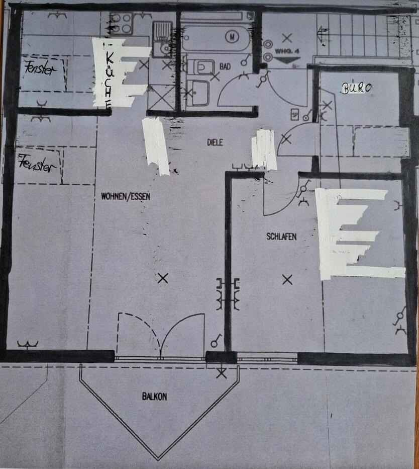 2,5 Zi DG Wohnung Eckental, Balkon, EBK, Keller, KFZ