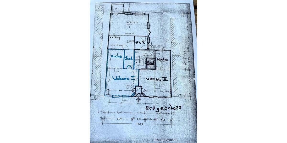 Erdgeschoßwohnung Salzgitter Ortschaft Südost - 1 Zimmer, 57 m&sup2;, 450&euro; | Angebot:25753983