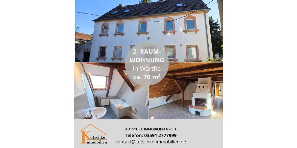 Etagenwohnung Wartha Wartha - 2 Zimmer, 70 m&sup2;, 370&euro; | Angebot:26857473