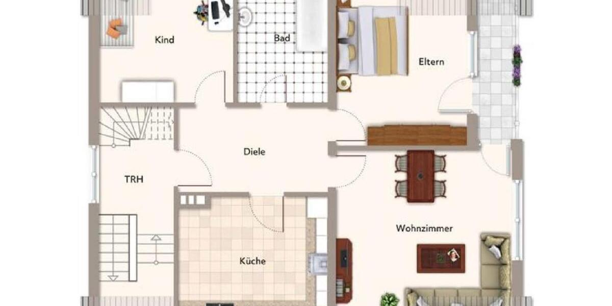 Etagenwohnung Sohren - 3 Zimmer, 87 m&sup2;, 780&euro; | Angebot:24716403