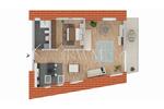 Dachgeschoßwohnung Rottenburg am Neckar - 2.5 Zimmer, 103 m&sup2;, 1.395&euro; | Angebot:26249347