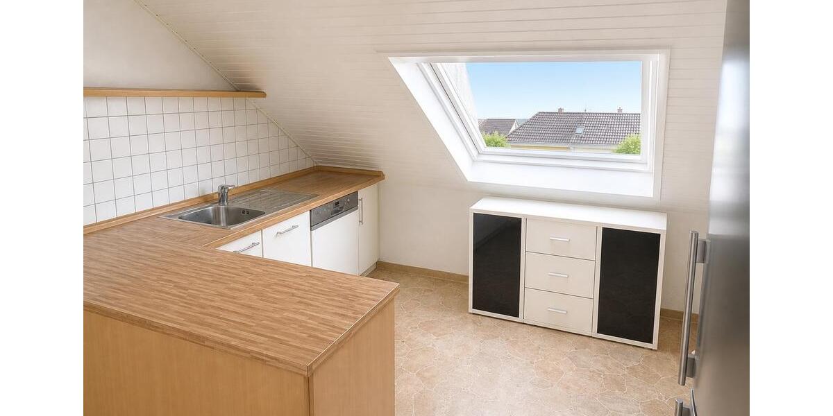 Dachgeschoßwohnung Bischofsheim - 4 Zimmer, 78 m&sup2;, 1.150&euro; | Angebot:26612997