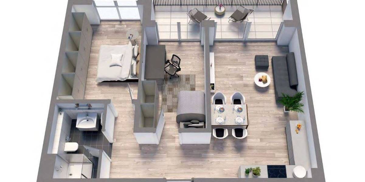 Etagenwohnung Garmisch-Partenkirchen Partenkirchen - 3 Zimmer, 70 m&sup2;, 1.595&euro; | Angebot:26309839