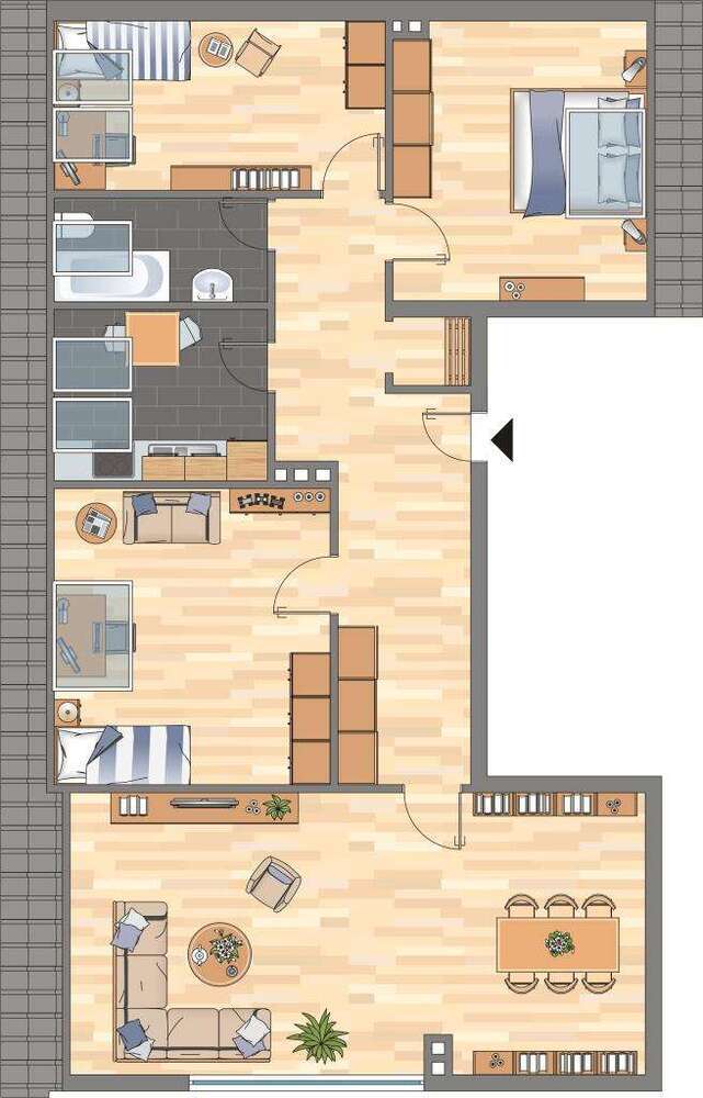 Wohnung zum Mieten in Dortmund 309 € 32.32 m²