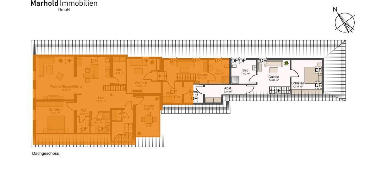 Beste Altstadtlage. Topsanierte Whg m. toller EBK u. hoher energetischer Ausbaustufe - Maisonettenwohnung Nienburg (Weser) | Angebot:25925837