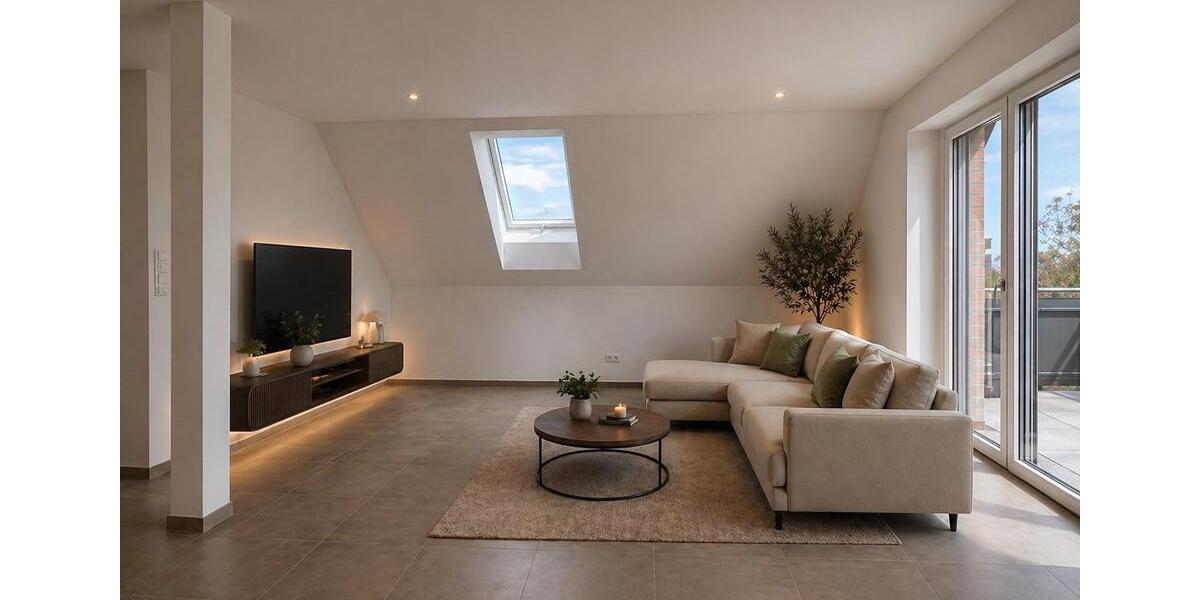 Dachgeschoßwohnung Heiden - 3 Zimmer, 106 m&sup2;, 1.325&euro; | Angebot:26323617
