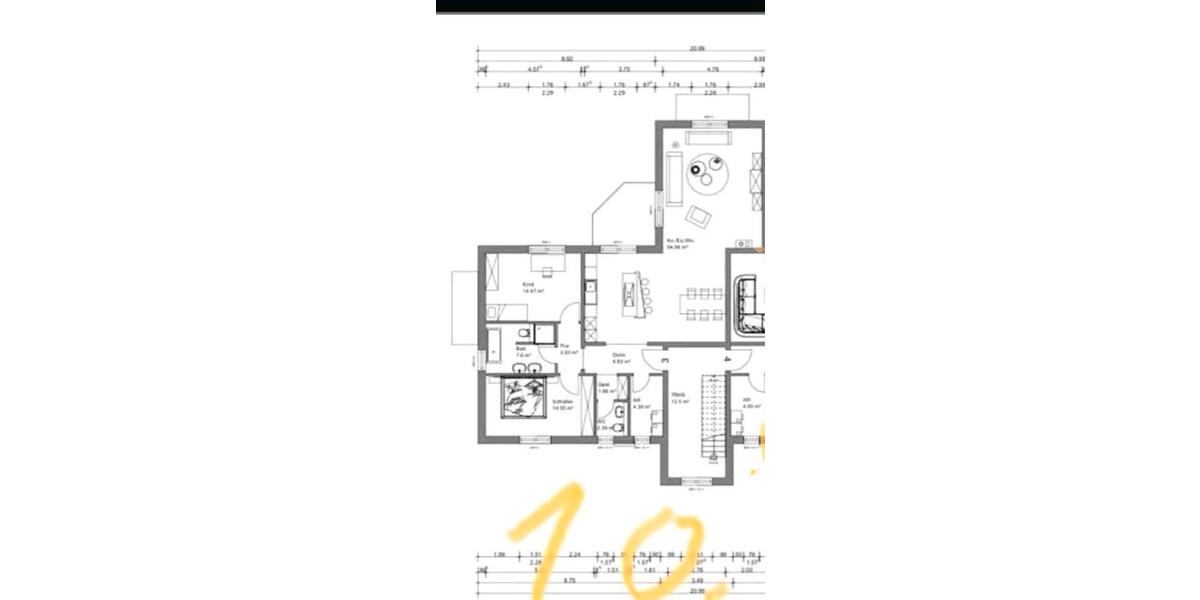 Etagenwohnung Wadgassen - 3 Zimmer, 112 m&sup2;, 1.150&euro; | Angebot:26047347