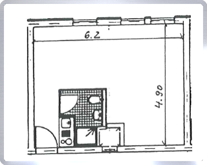 Etagenwohnung Mittweida - 1 Zimmer, 30 m&sup2;, 290&euro; | Angebot:24487297
