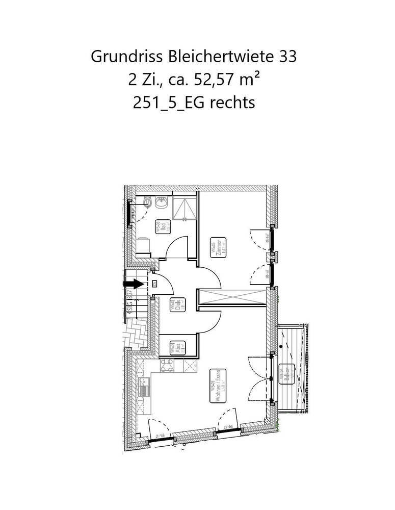 2 Zi-Neubau-Wohnung Bleichertwiete 33 in 21029 Hamburg - Ein Angebot von IVD-HAUSVERWALTUNG GERD VON DER HEIDE Immobilien GmbH