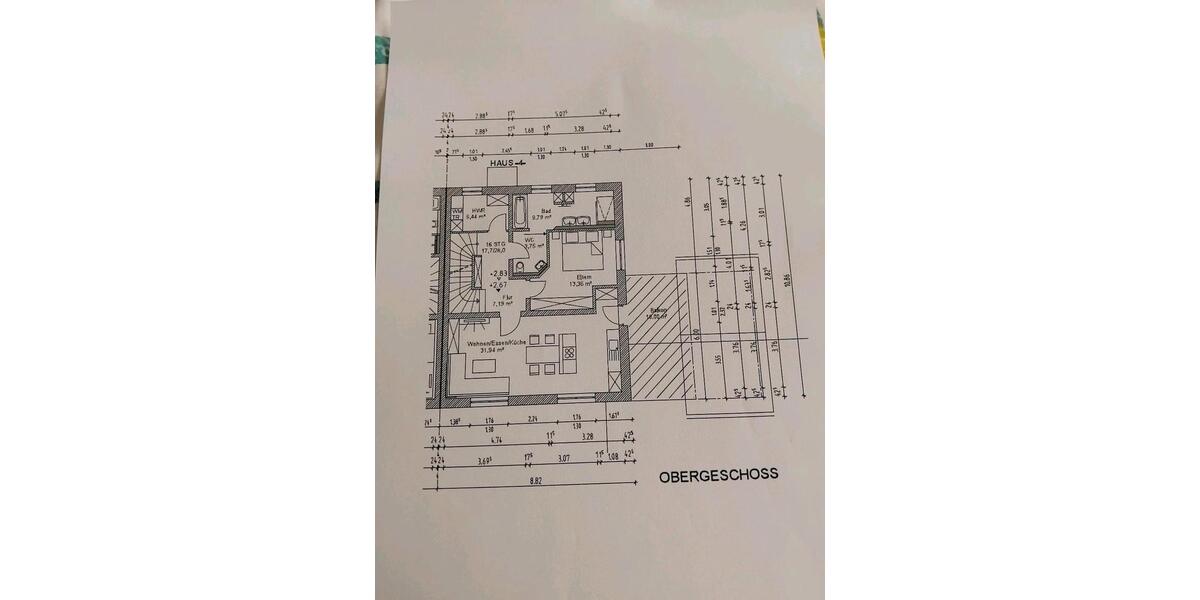 Etagenwohnung Tacherting - 5 Zimmer, 115 m&sup2;, 1.300&euro; | Angebot:26699675
