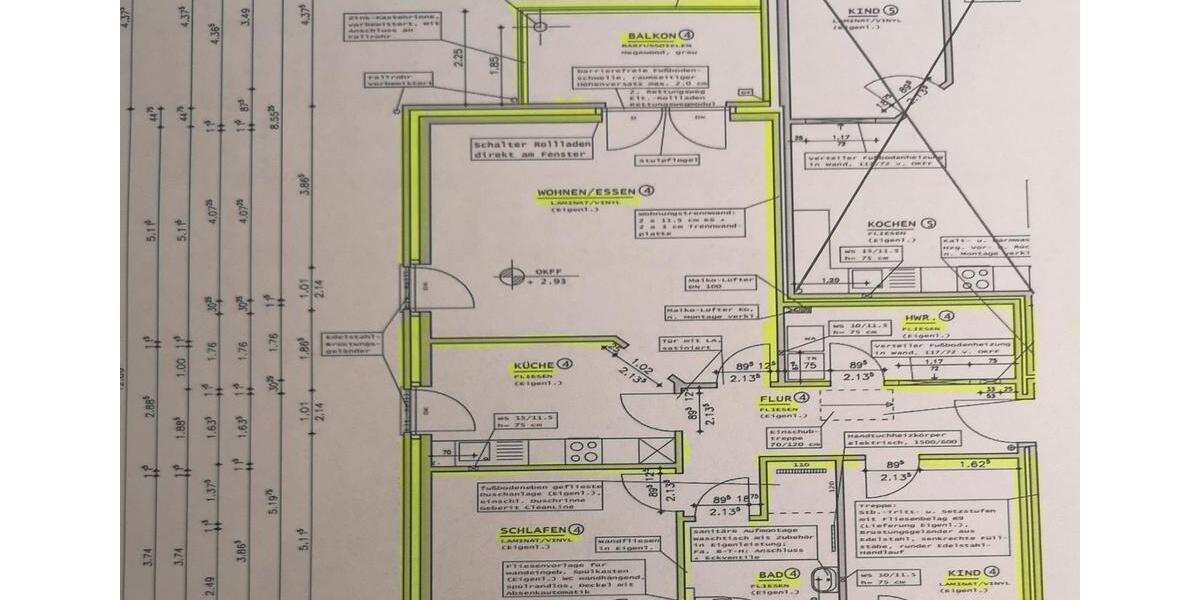 Etagenwohnung Wagenfeld - 3 Zimmer, 100 m&sup2;, 900&euro; | Angebot:23317620