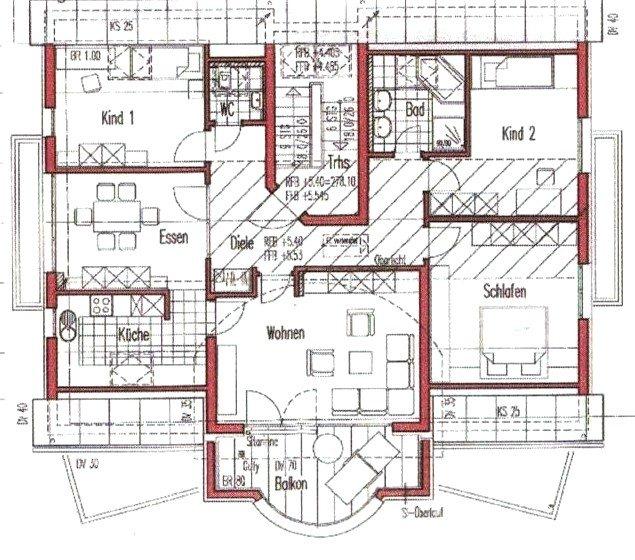 Dachgeschoßwohnung Lorch - 5 Zimmer, 111 m&sup2;, 1.175&euro; | Angebot:26322357