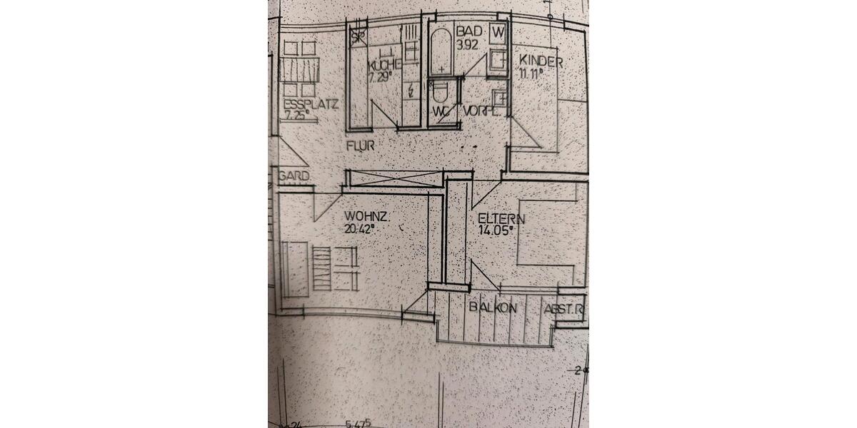 Etagenwohnung Oberkochen - 3.5 Zimmer, 81 m&sup2;, 1.200&euro; | Angebot:26049611