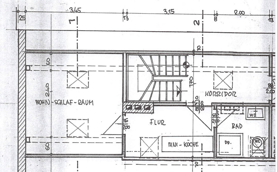Dachgeschoßwohnung Magdeburg Diesdorf - 1 Zimmer, 30 m&sup2;, 270&euro; | Angebot:25855764