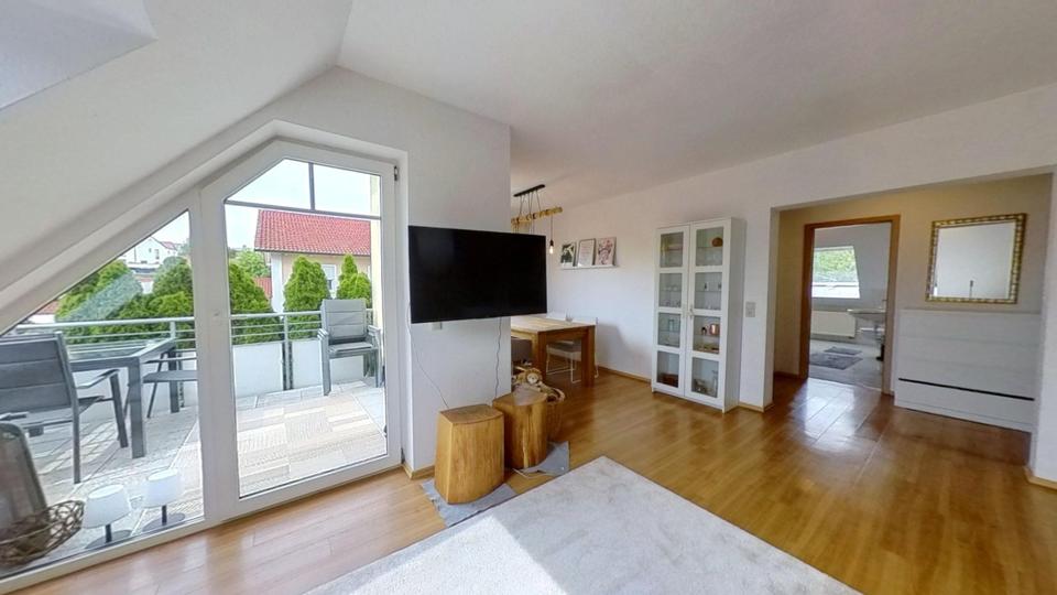 Etagenwohnung Satteldorf - 2.5 Zimmer, 70 m&sup2;, 750&euro; | Angebot:24390150