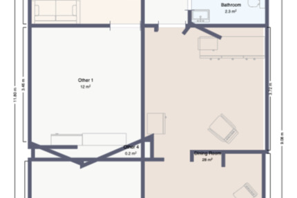 Wohnung Sitzendorf - 4 Zimmer, 54 m&sup2;, 350&euro; | Angebot:24719567