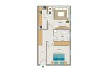 Erdgeschoßwohnung Krefeld Gartenstadt - 2.5 Zimmer, 51 m&sup2;, 449&euro; | Angebot:26139291