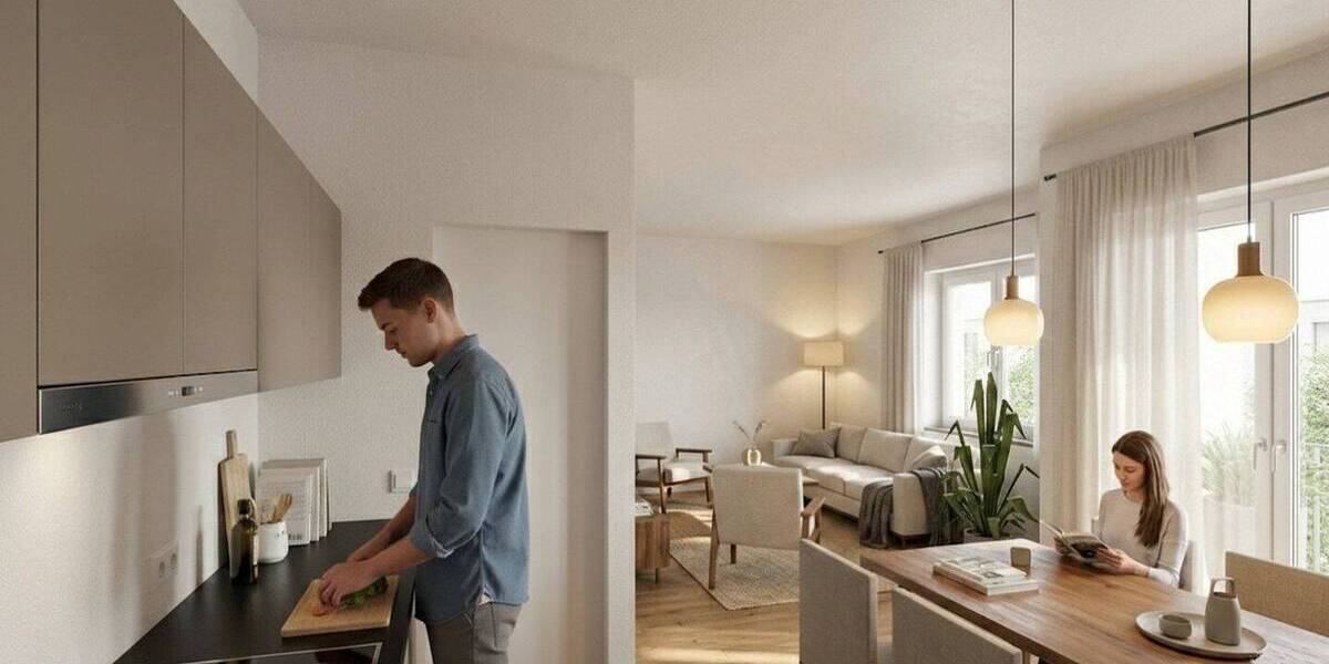 Etagenwohnung Bernau bei Berlin Bernau - 2 Zimmer, 59 m&sup2;, 1.100&euro; | Angebot:26737763