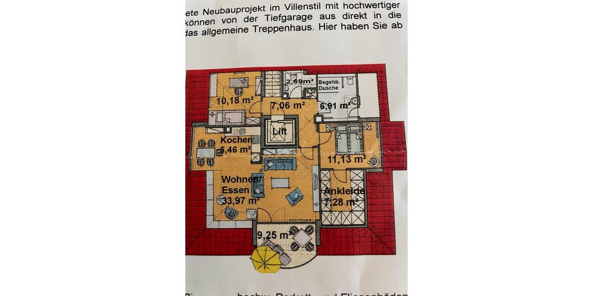 Dachgeschoßwohnung München Schwabing-West - 3.5 Zimmer, 94 m&sup2;, 2.350&euro; | Angebot:25839221