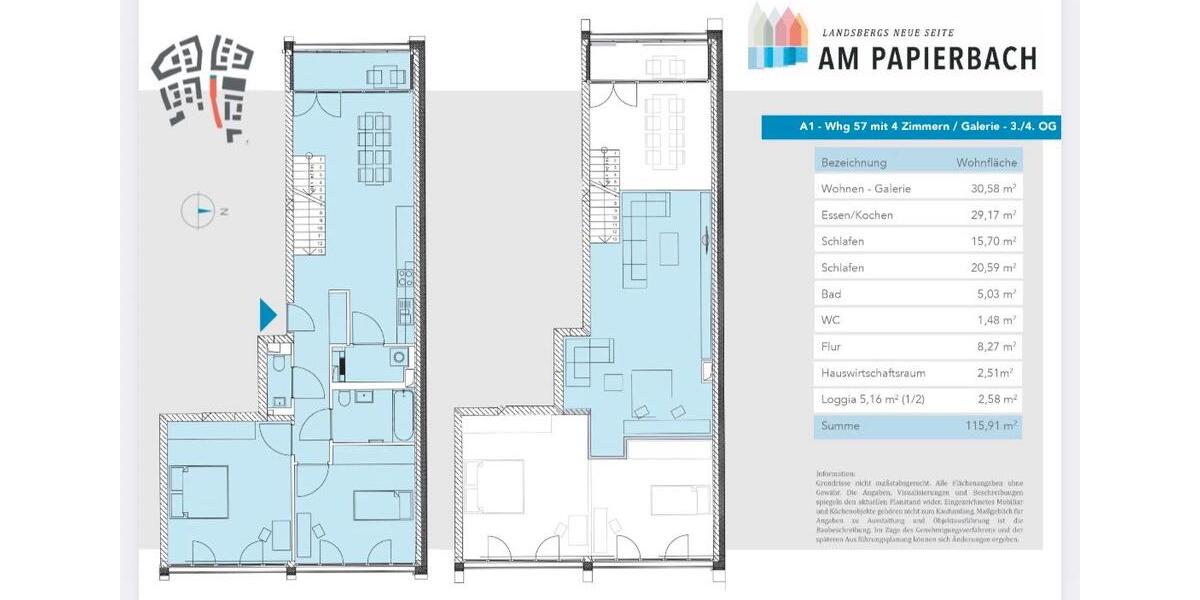 Loft - Studio - Atelier Landsberg am Lech Ellighofen - 4 Zimmer, 116 m&sup2;, 1.895&euro; | Angebot:26253683