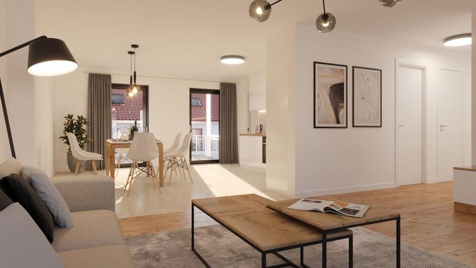 Etagenwohnung Steinweiler - 4 Zimmer, 91 m&sup2;, 1.090&euro; | Angebot:24609649