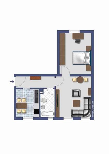 Gemütliche 2-Zimmer Wohnung in Mergelstetten zimmer