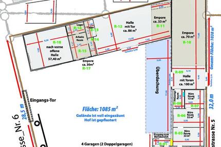 Gewerbegrundstück >1000m² mit Büros & WerkstattLager zimmer