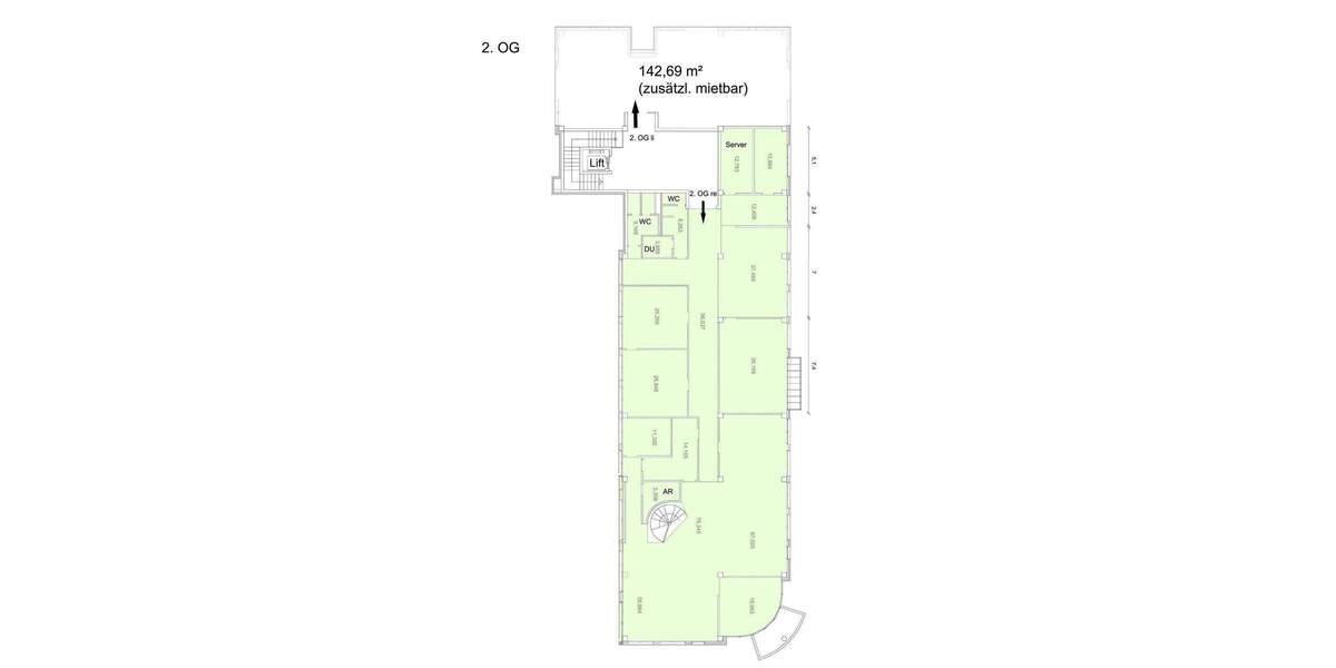Gewerbeobjekt Wiedemar - 1 Zimmer, 598 m&sup2;, 5.088&euro; | Angebot:25916714