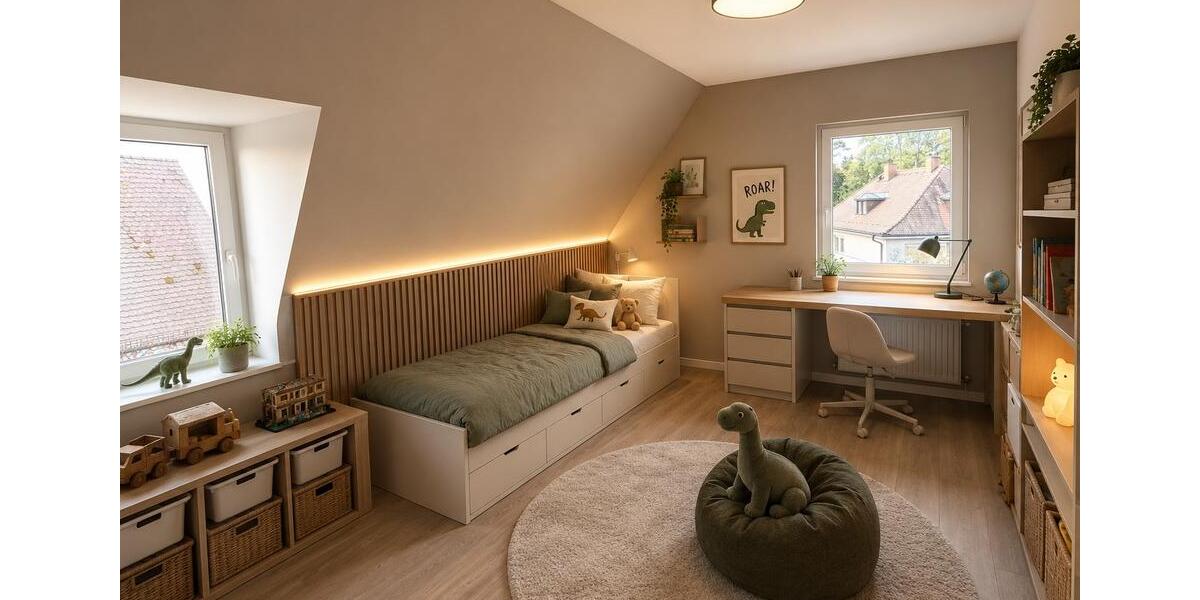 Dachgeschoßwohnung Heroldsberg - 3 Zimmer, 70 m&sup2;, 1.290&euro; | Angebot:26653342
