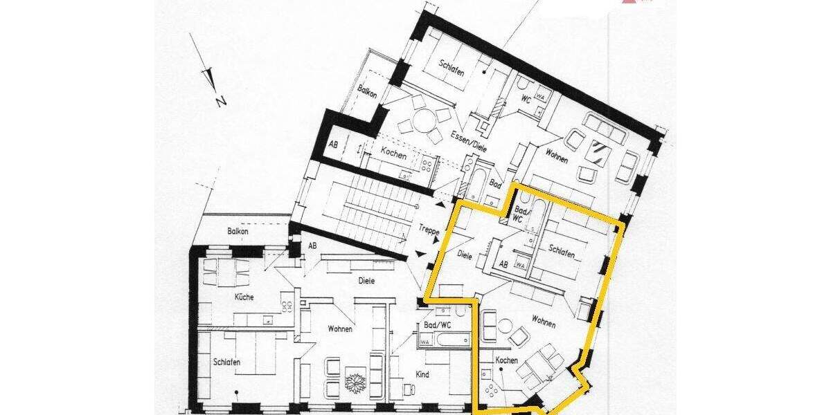 Etagenwohnung Aue-Bad Schlema Bad Schlema - 2 Zimmer, 48 m&sup2;, 230&euro; | Angebot:25779067