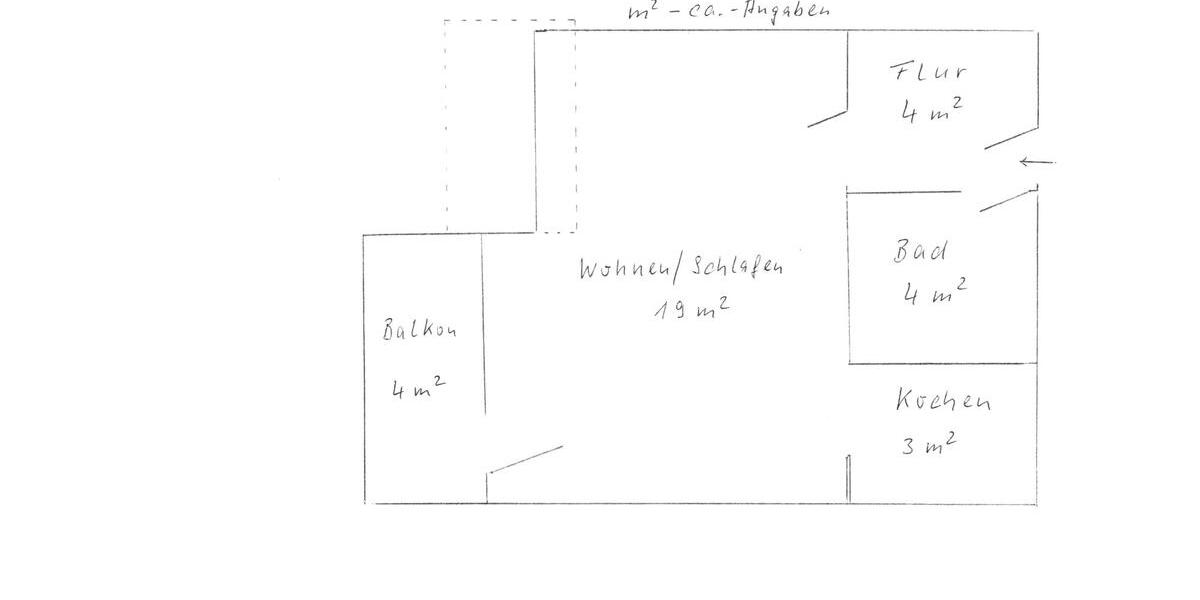 Dachgeschoßwohnung Wolmirstedt - 1 Zimmer, 30 m&sup2;, 301&euro; | Angebot:25027047