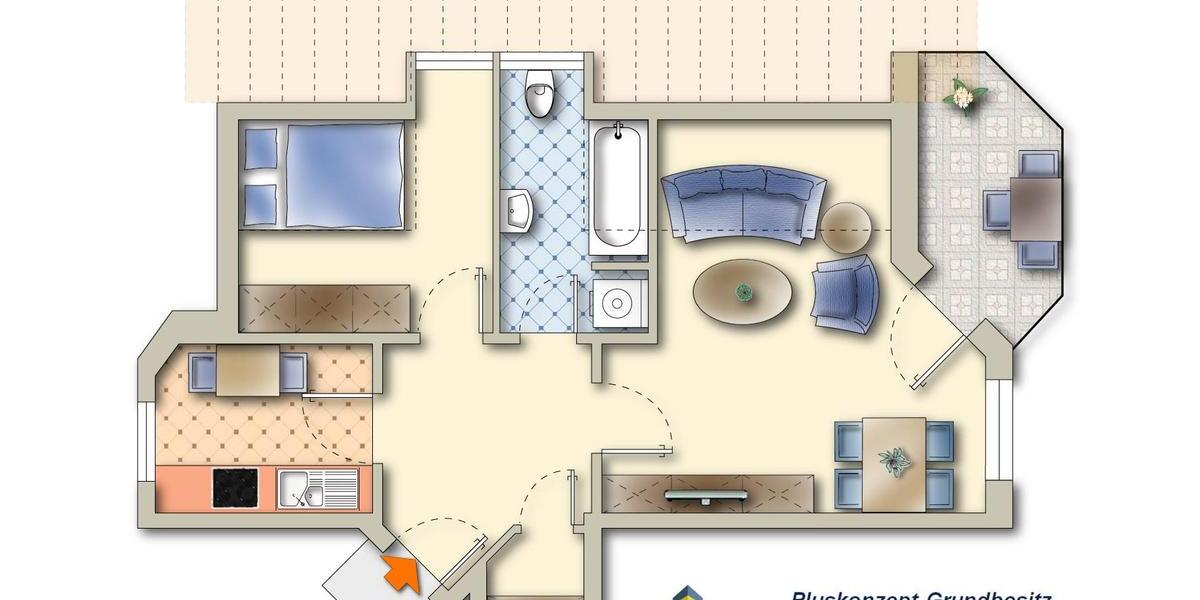 Etagenwohnung Schneverdingen - 2 Zimmer, 50 m&sup2;, 595&euro; | Angebot:25538701