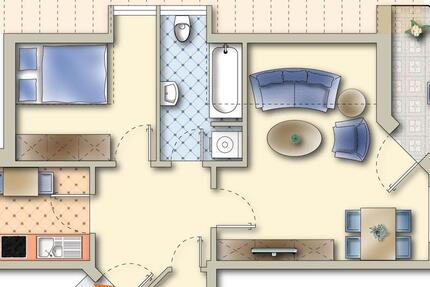 Wohnung Schneverdingen - 2 Zimmer, 50 m&sup2;, 595&euro; | Angebot:25538701