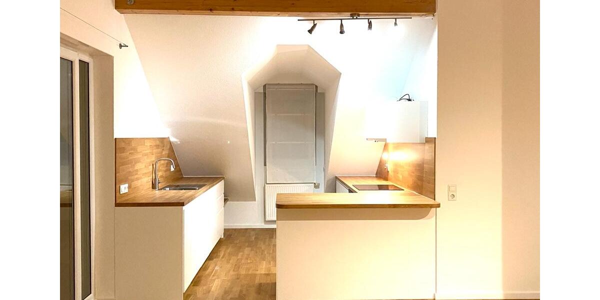 Newly refurbished beautiful 1 bedroom penthouse in Nordend 2 zimmer