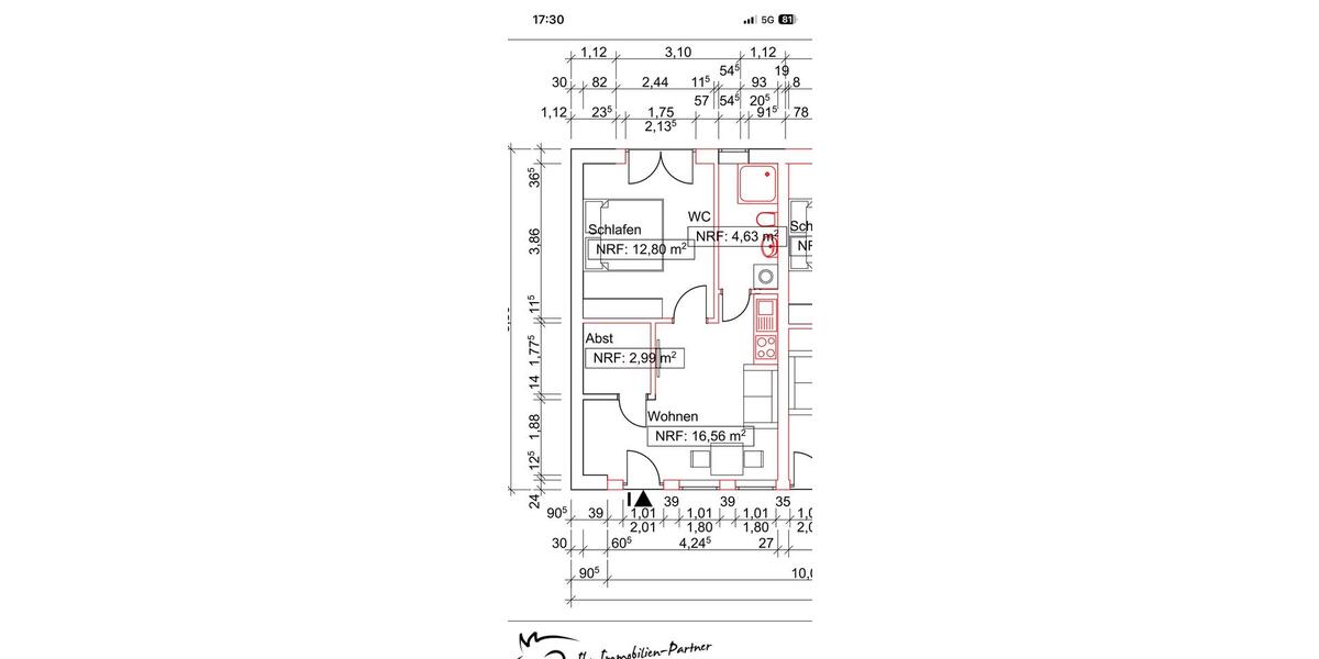 Erdgeschoßwohnung Südheide Unterlüß - 1 Zimmer, 37 m&sup2;, 510&euro; | Angebot:26198011