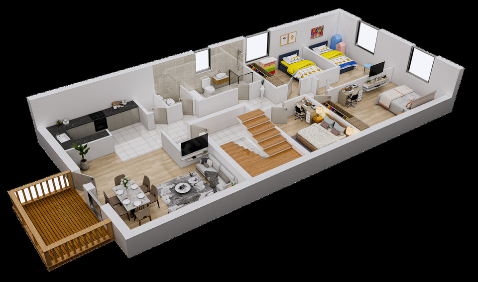 Etagenwohnung Blankenburg (Harz) - 5 Zimmer, 110 m&sup2;, 830&euro; | Angebot:25521366