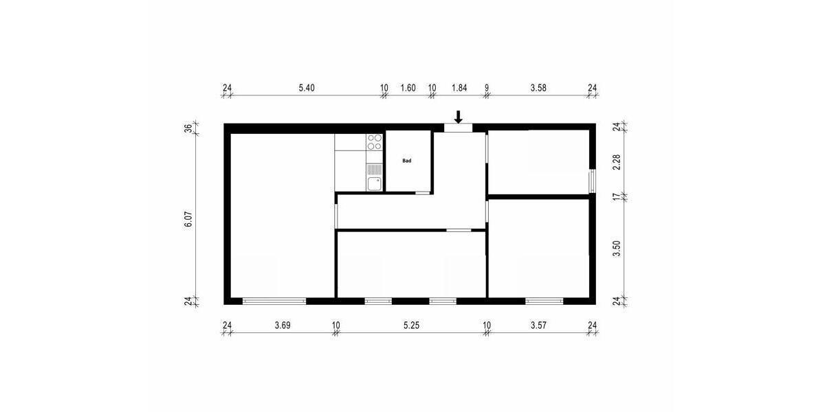 Etagenwohnung Erfurt Hohenwinden - 4 Zimmer, 75 m&sup2;, 638&euro; | Angebot:26628564