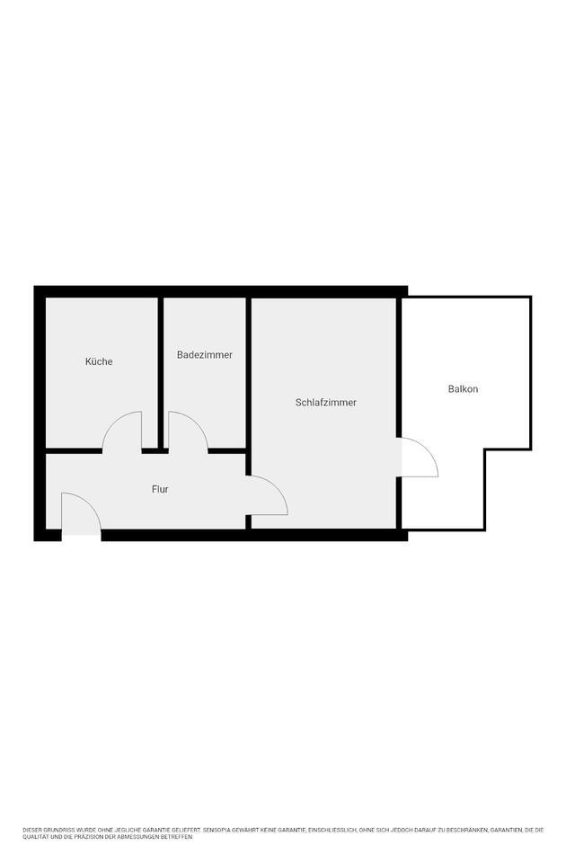 Geräumige 1-Zimmer-Wohnung mit großem Balkon in ruhiger, gut angebundener Lage! zimmer