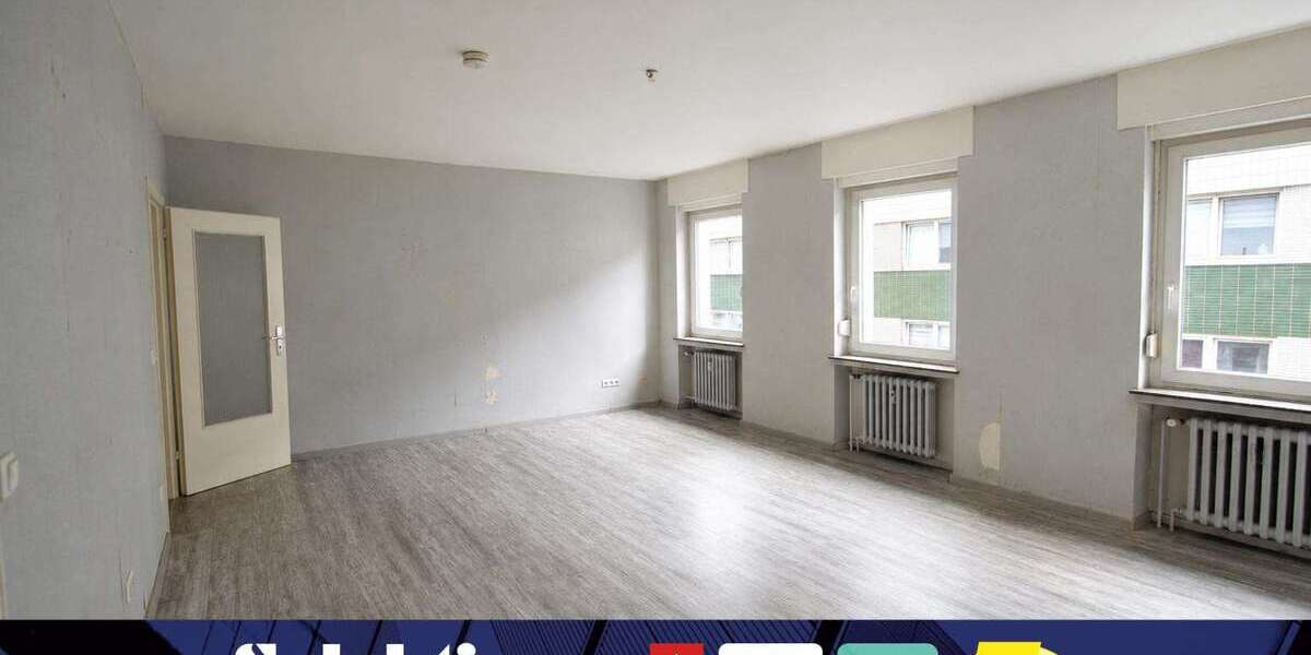 Etagenwohnung Duisburg - 3 Zimmer, 90 m&sup2;, 548&euro; | Angebot:26987075