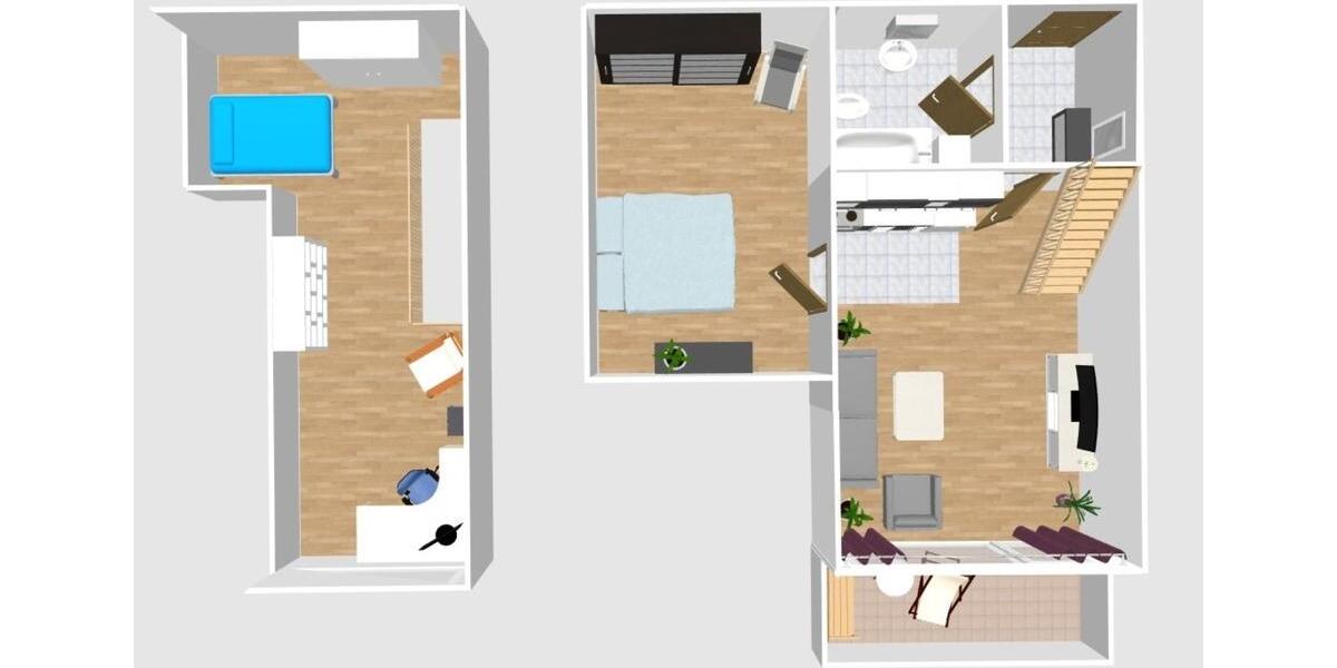 Maisonettenwohnung Bördeland - 3 Zimmer, 65 m&sup2;, 550&euro; | Angebot:24750567