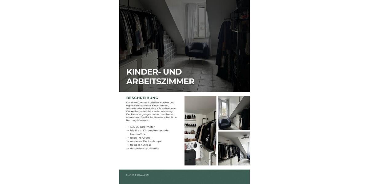 Dachgeschoßwohnung Markt Schwaben - 3 Zimmer, 96 m&sup2;, 1.700&euro; | Angebot:24731941