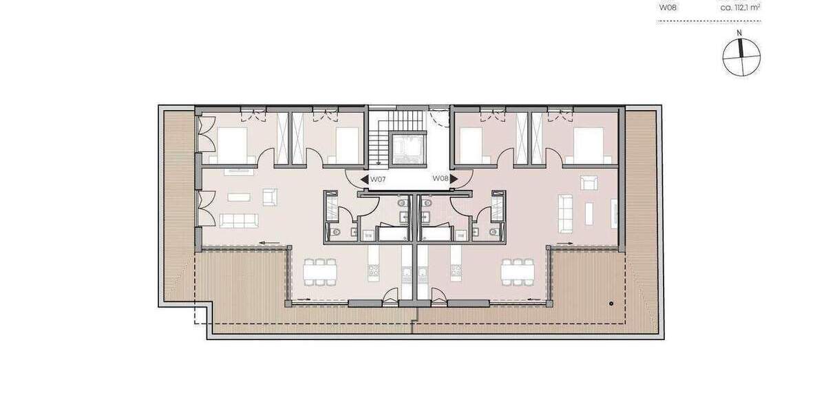 Etagenwohnung Lörrach - 3 Zimmer, 109 m&sup2;, 1.746&euro; | Angebot:26344501