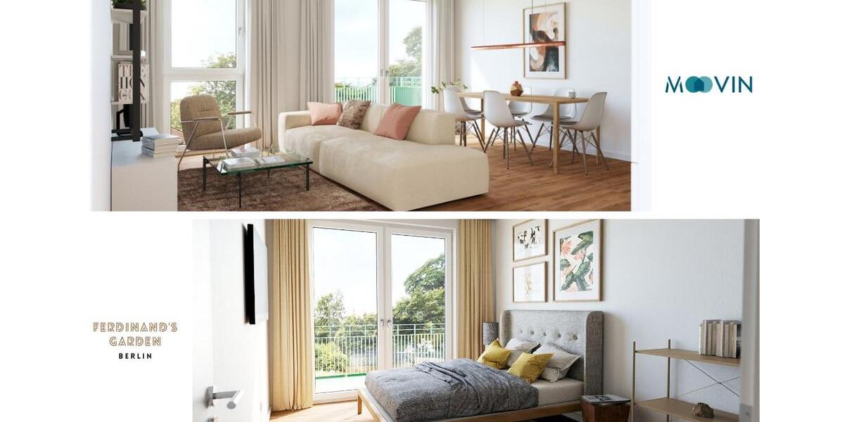 FAMILIENTRAUM: Weitläufige 5-Zimmer-Wohnung mit 3 BALKONEN, 2 BÄDERN und EBK im Neubauquartier 'Ferdinand's Garden' 5 zimmer