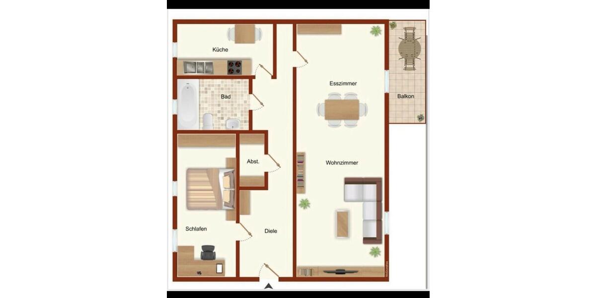 Etagenwohnung Frankenberg (Eder) - 2 Zimmer, 78 m&sup2;, 700&euro; | Angebot:26232499
