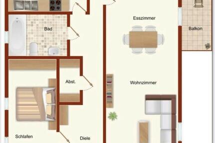 Wohnung Frankenberg (Eder) - 2 Zimmer, 78 m&sup2;, 700&euro; | Angebot:26232499