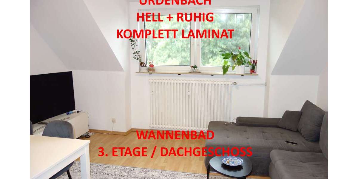 Etagenwohnung Düsseldorf Stadtbezirk 9 - 2 Zimmer, 37 m&sup2;, 345&euro; | Angebot:26854489