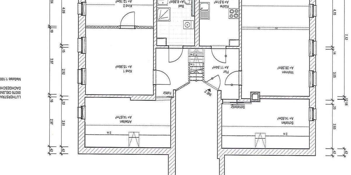 Etagenwohnung Oelsnitz/Erzgebirge Oelsnitz - 5 Zimmer, 110 m&sup2;, 715&euro; | Angebot:24515553