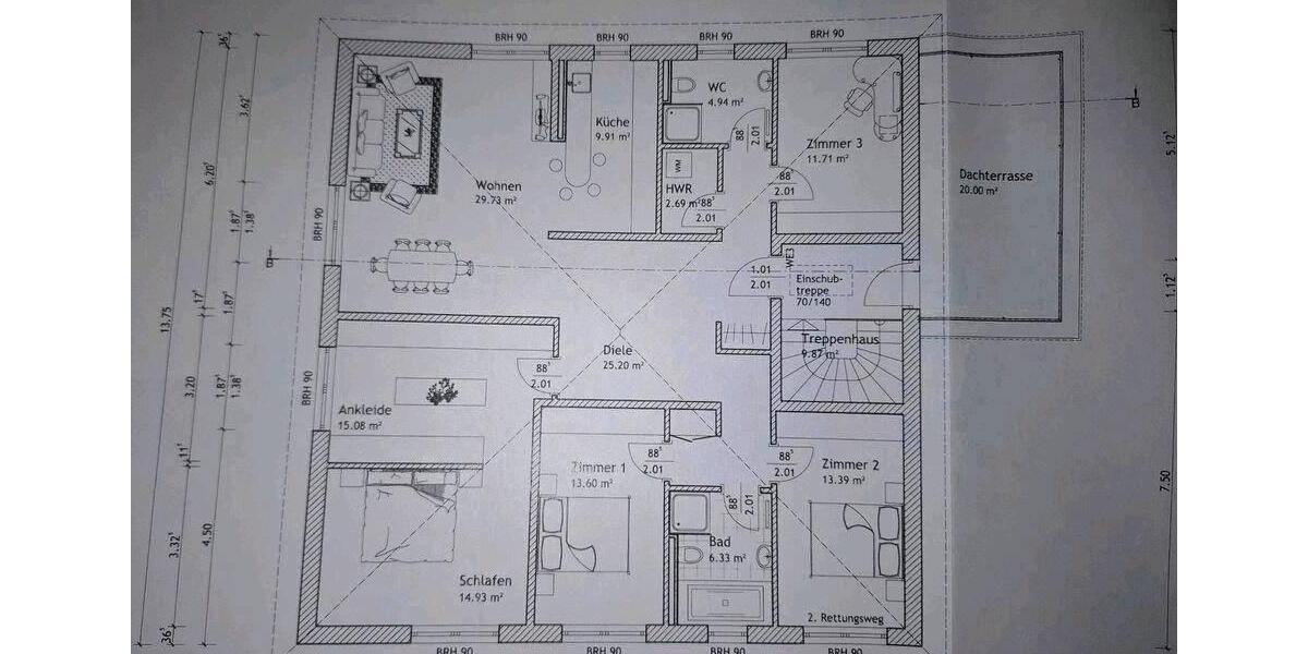 Etagenwohnung Müllrose - 6 Zimmer, 167 m&sup2;, 1.800&euro; | Angebot:26386768